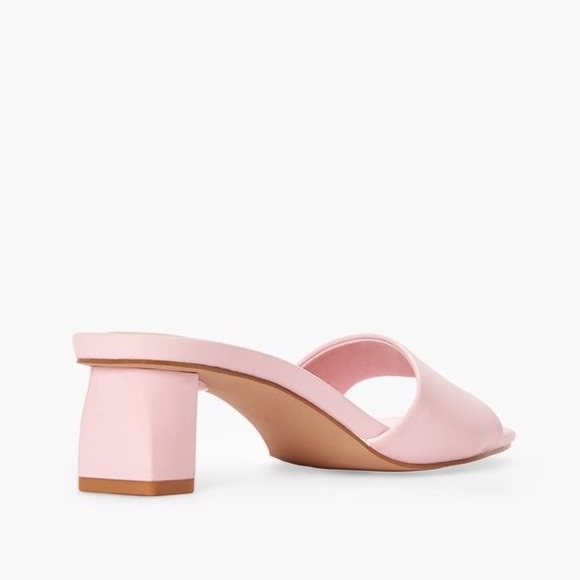 Just Fab | Corisande Slip On Mules Pink Size 8 NWT - Picture 3 of 14
